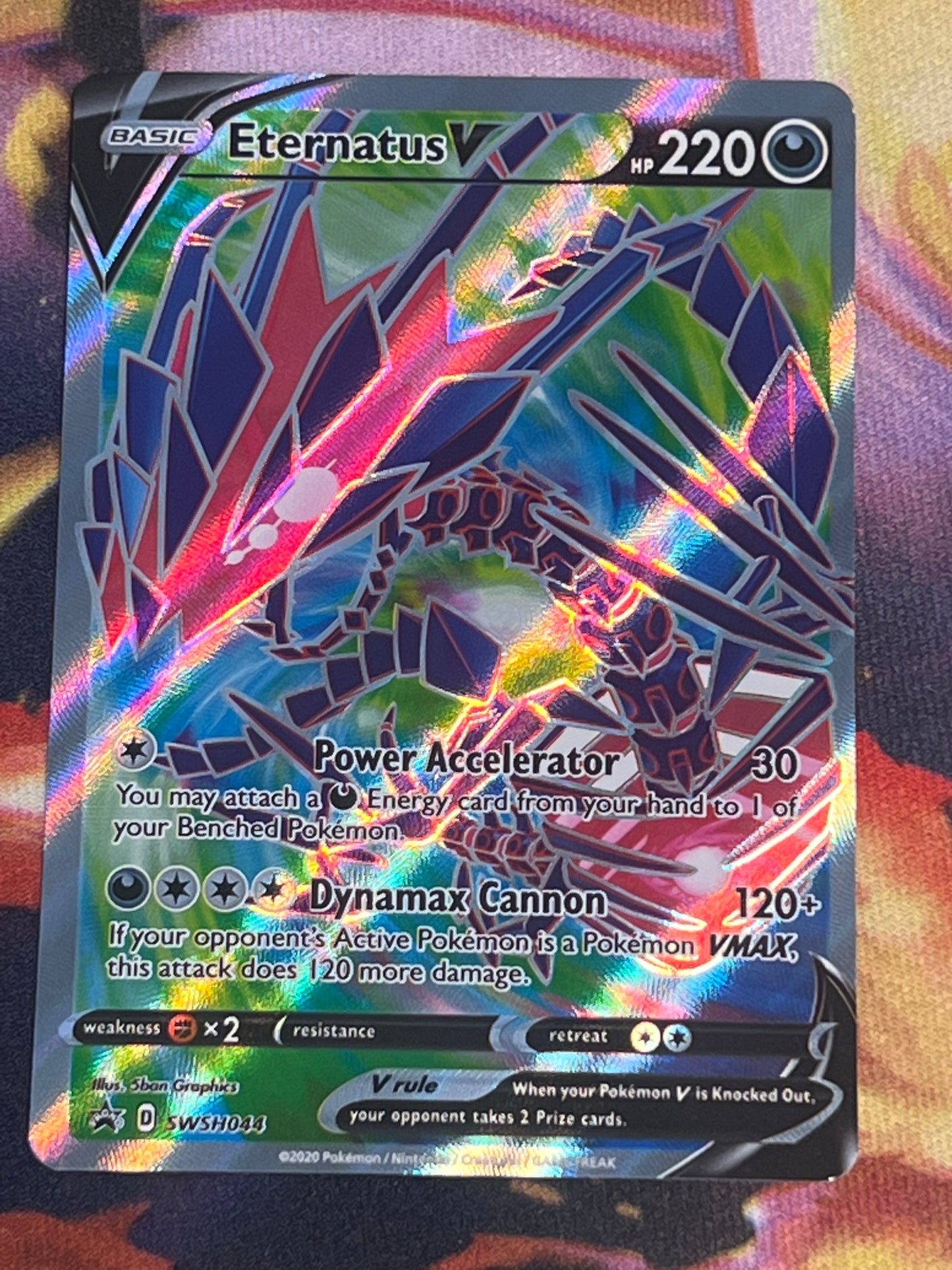 2020 Pokemon Eternatus V - Ultra Rare - #SWSH044