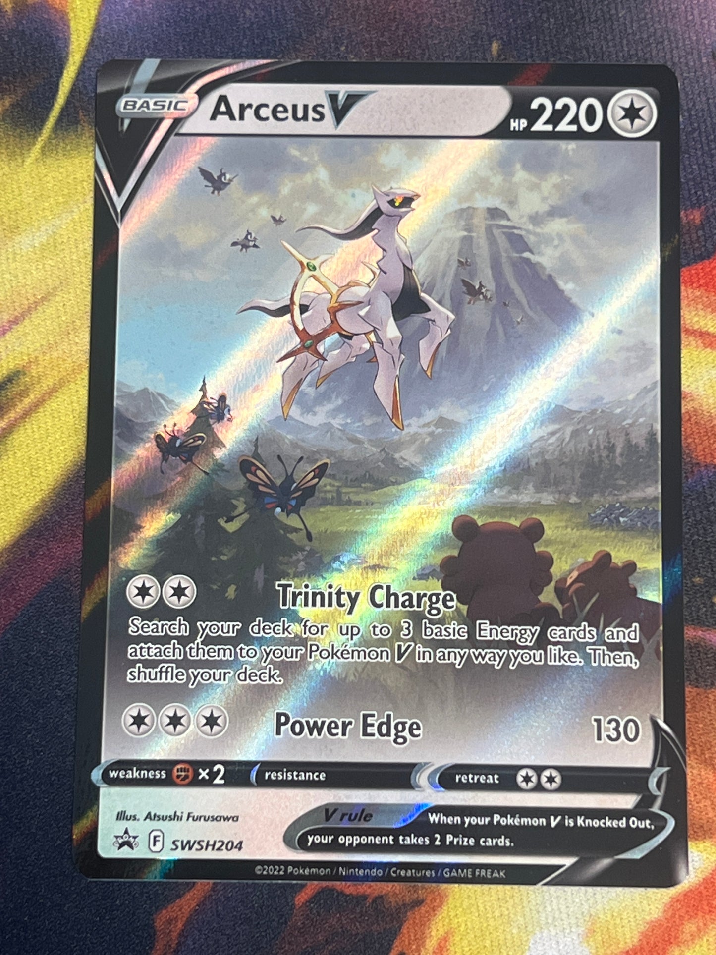 2022 Pokemon Arceus V  - Promo Holo - #SWSH204