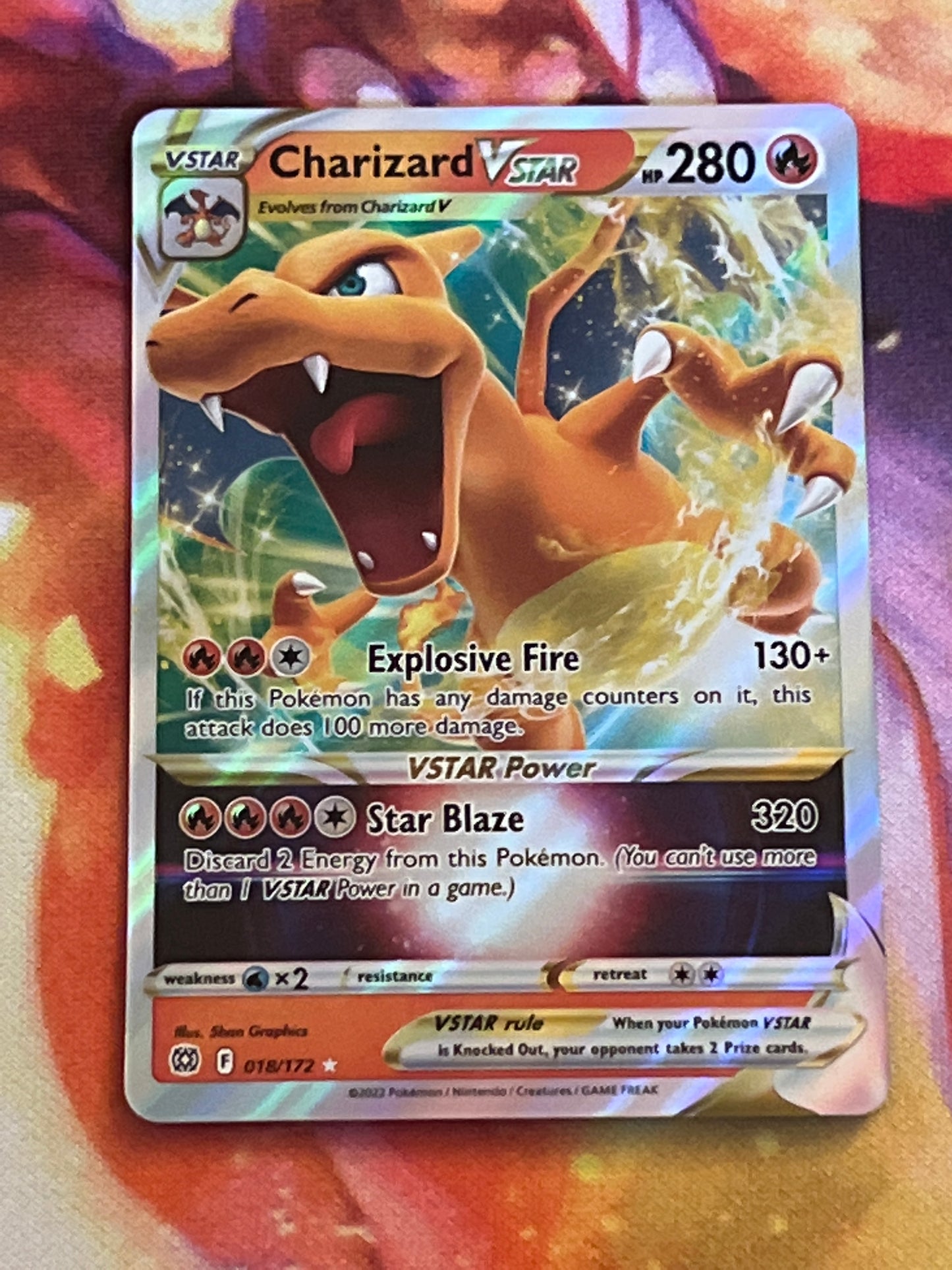 2022 Pokemon Charizard Vstar - Ultra Rare - #18