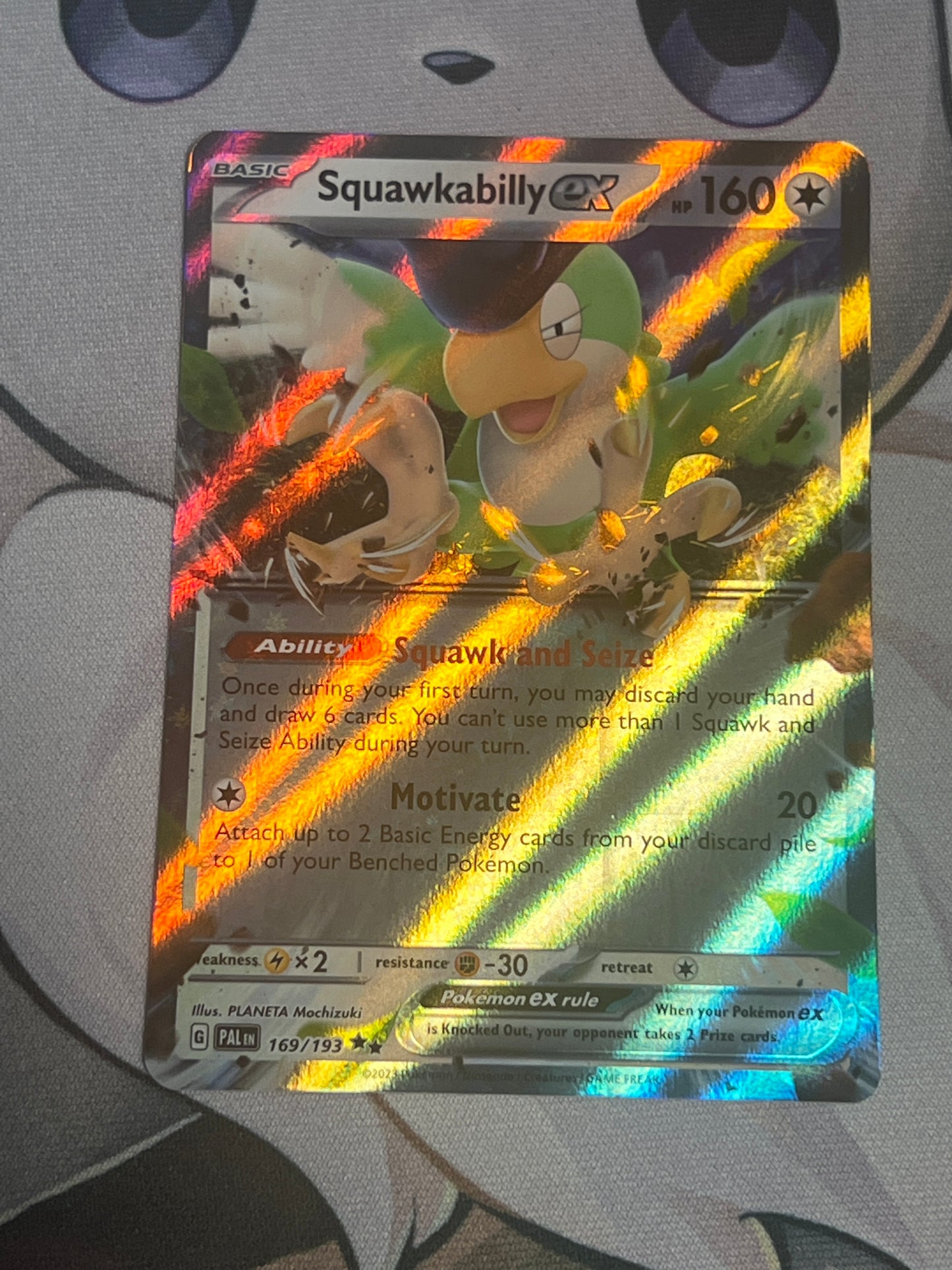 2023 Pokemon Squawkabilly EX - Ultra Rare - #169