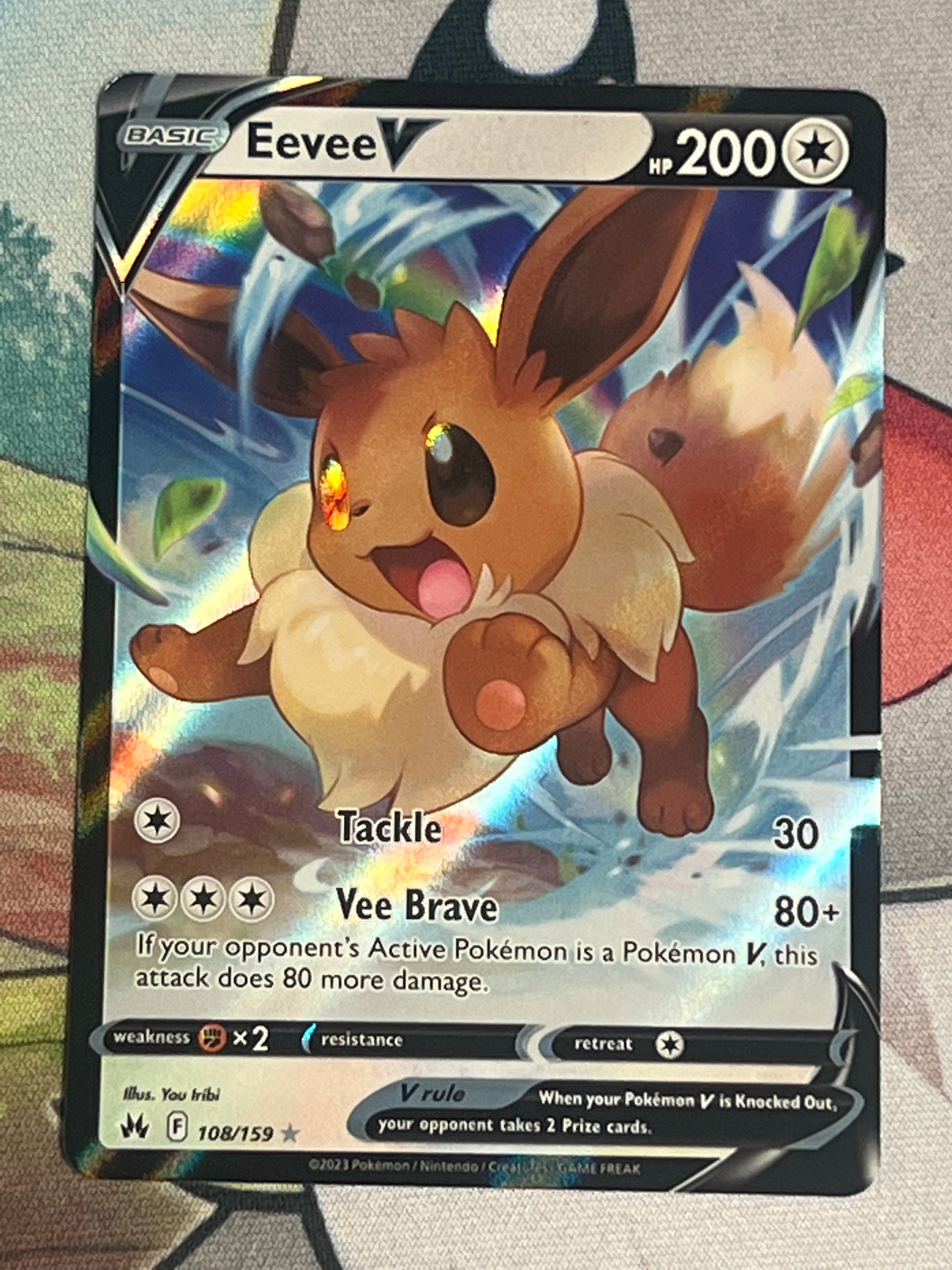 2023 Pokemon Eevee V - Ultra Rare - #108 – Poke Plug