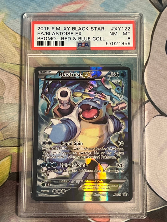 2016 Pokemon Black Star Promo BLASTOISE EX - Holo - #XY122