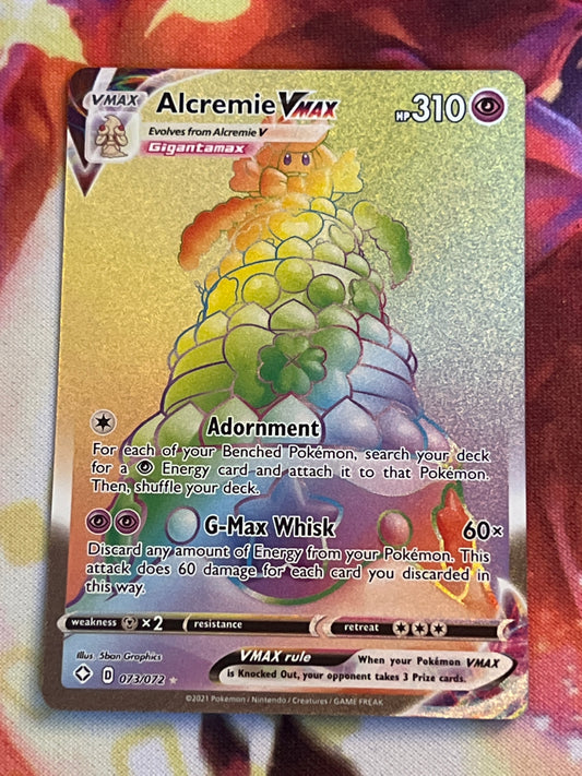 2021 Pokemon Alcremie Vmax - Secret Rare - #73