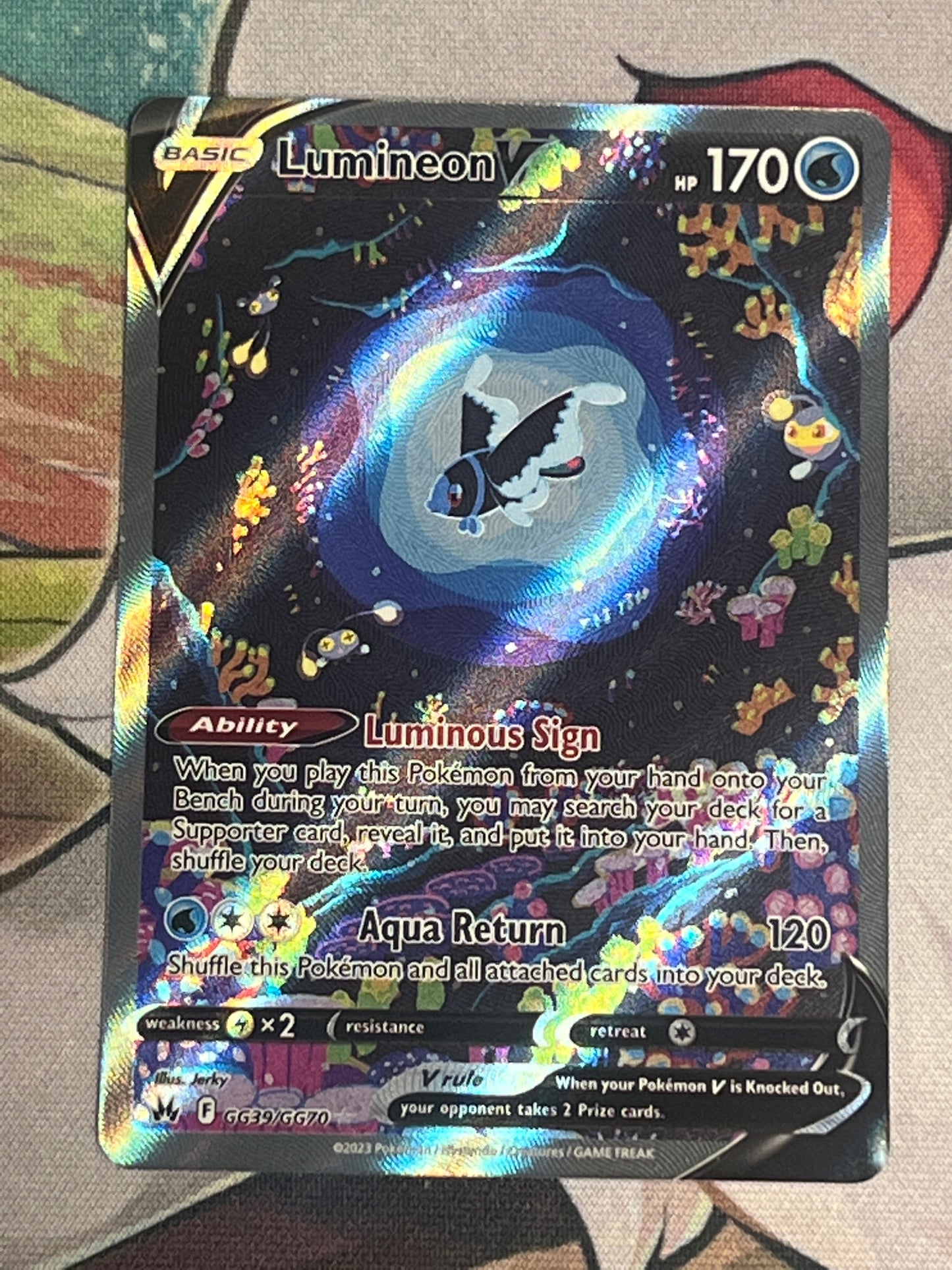 2023 Pokemon Lumineon V - Galarian Gallery - #GG39/GG70