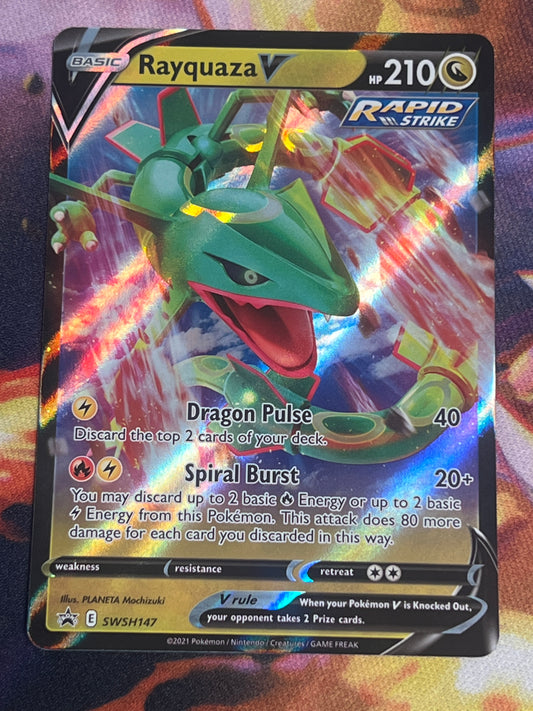 2021 Pokemon Rayquaza V - Ultra Rare - #SWSH147