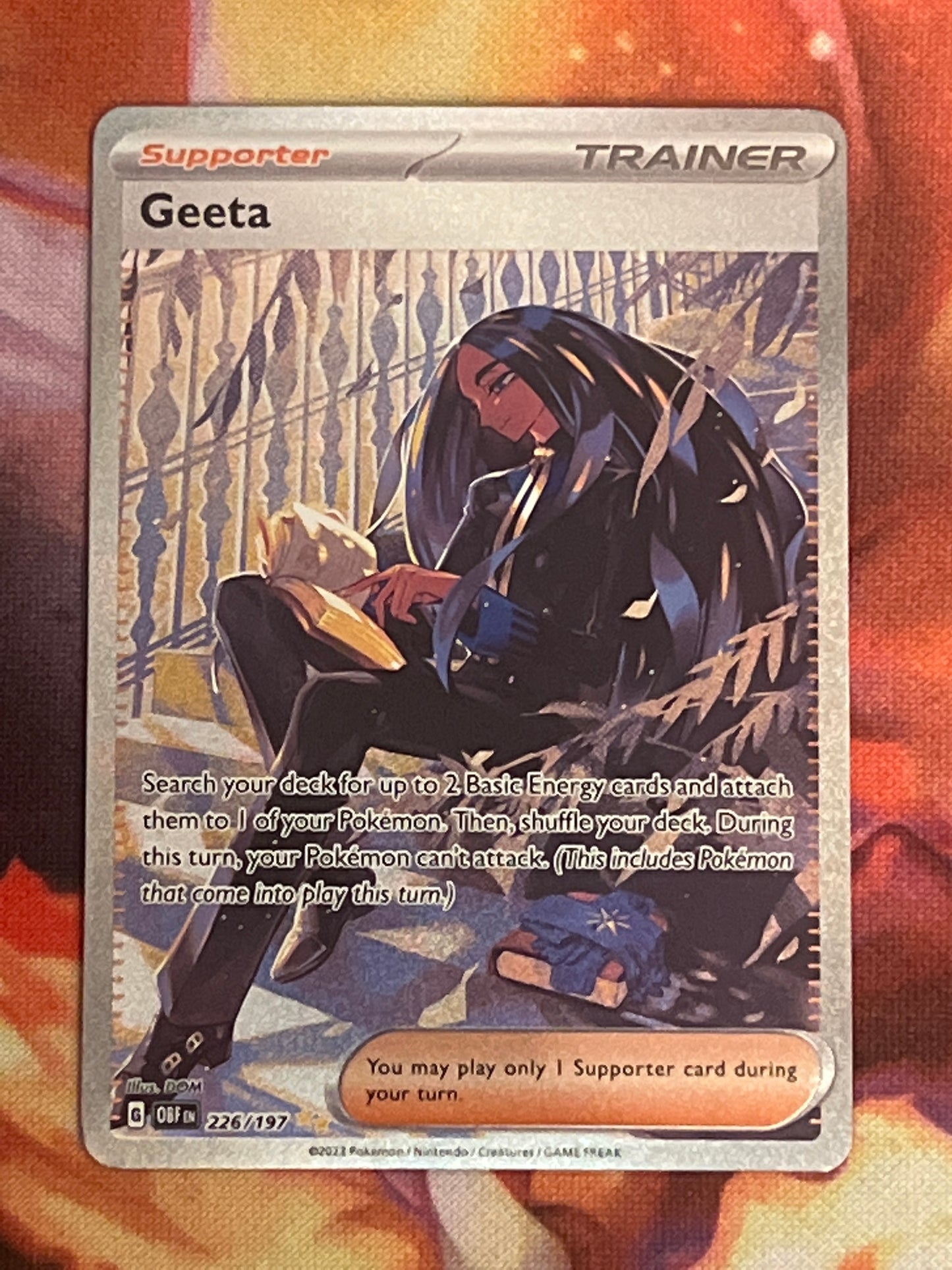 2023 Pokemon Trainer Geeta - Special Illustration Holo - #226