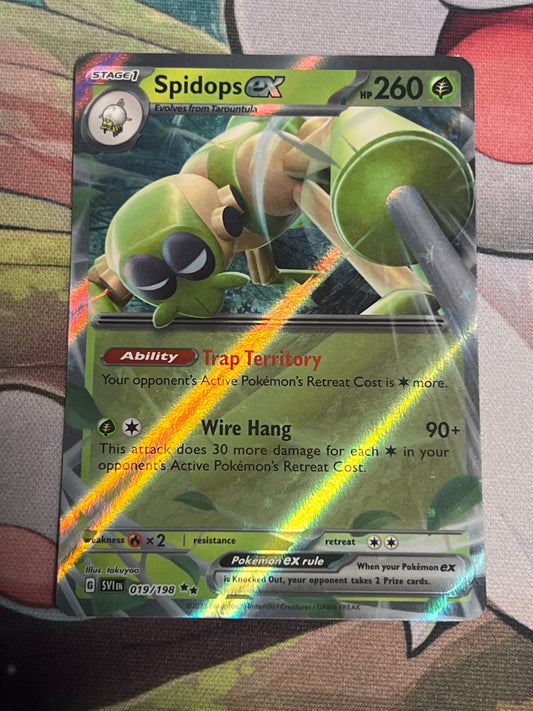 2023 Pokemon Spidops Ex - Ultra Rare - #019