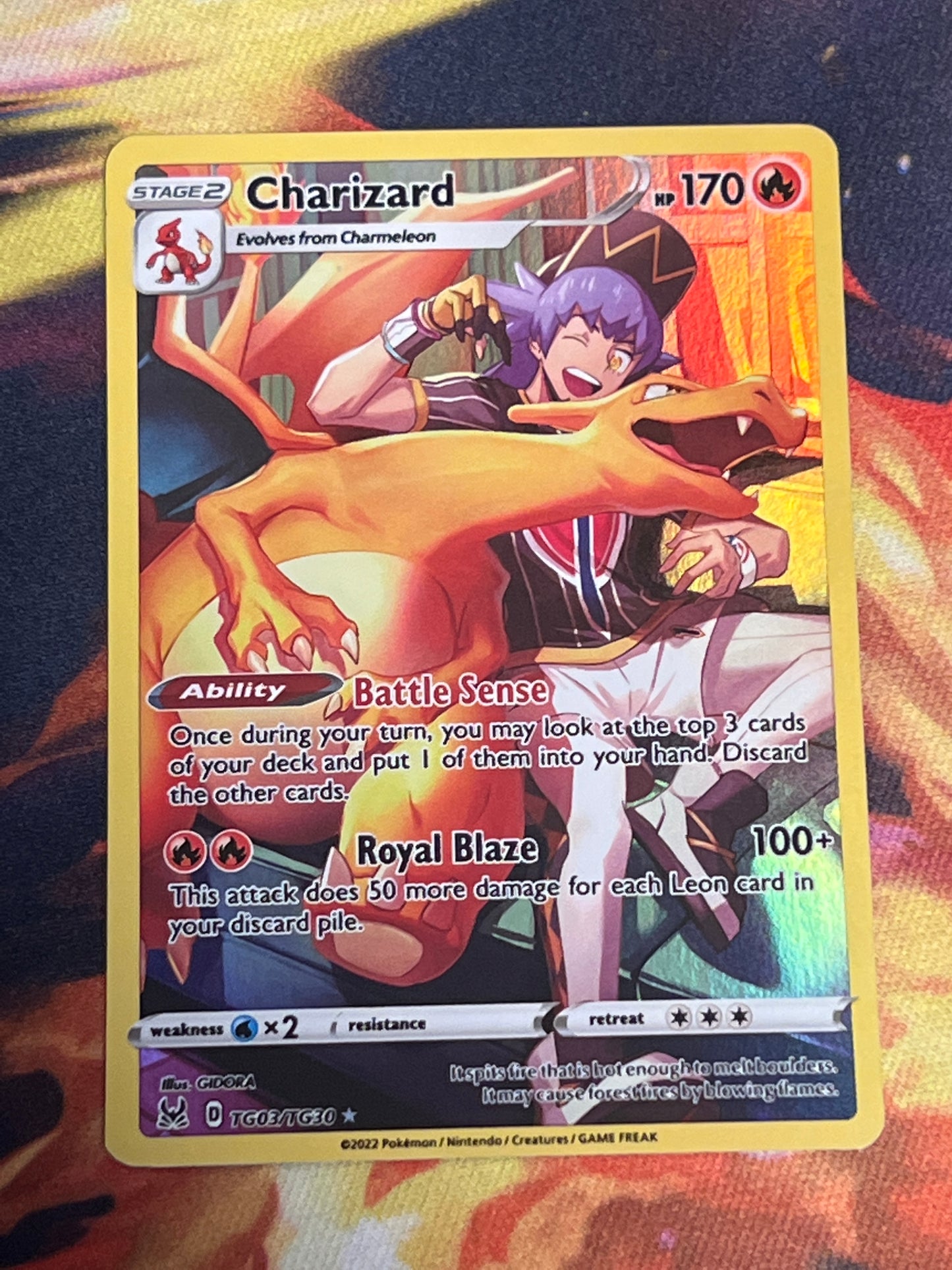 2022 Pokemon Charizard - Trainer Gallery - #TG03