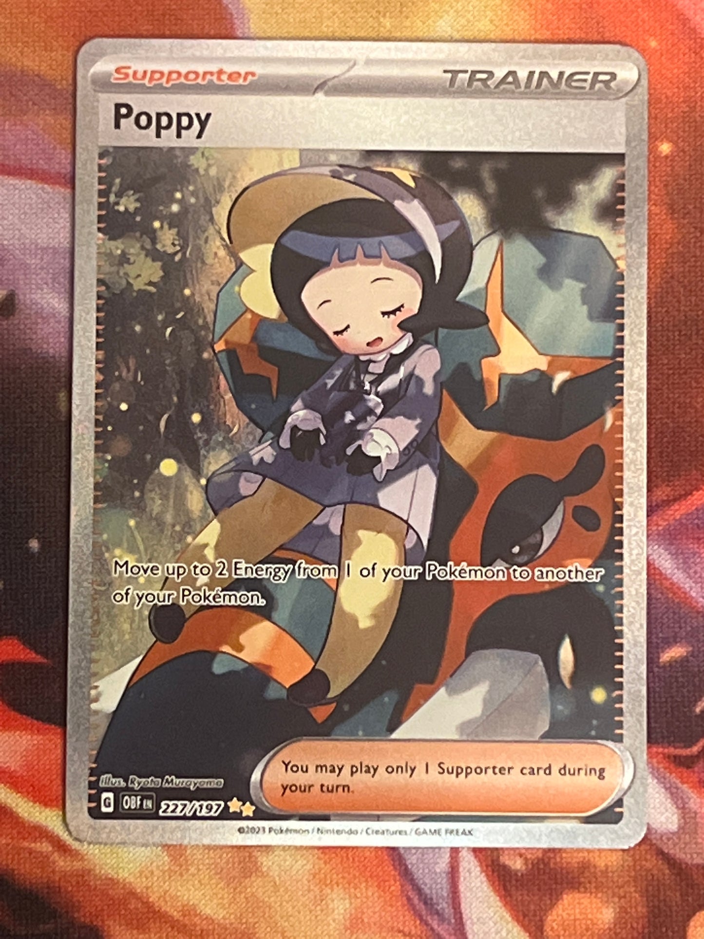 2023 Pokemon Trainer Poppy - Special Illustration Holo - #227