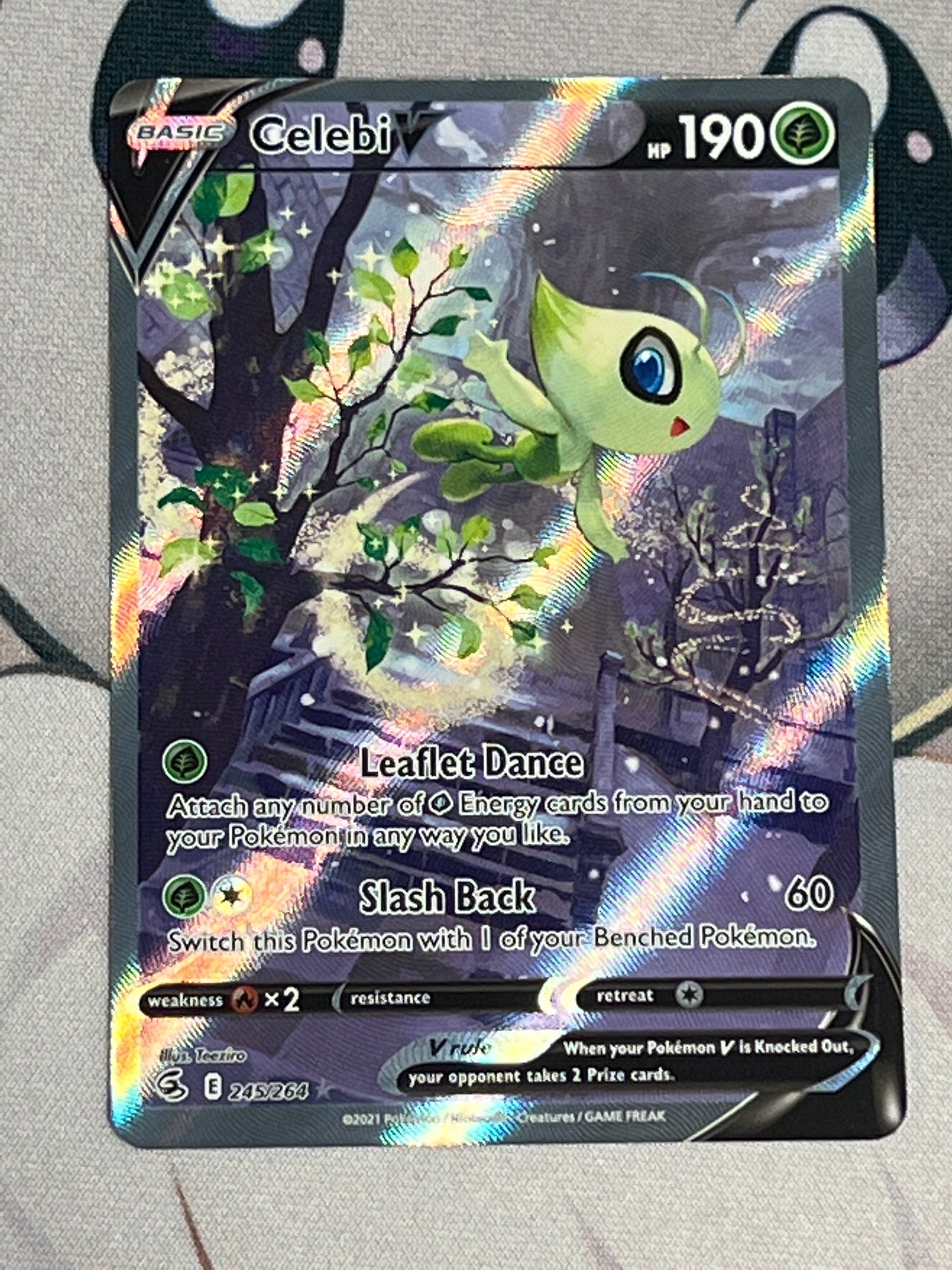 2021 Pokemon Celebi V - Alternate Full Art - Ultra Rare - #245