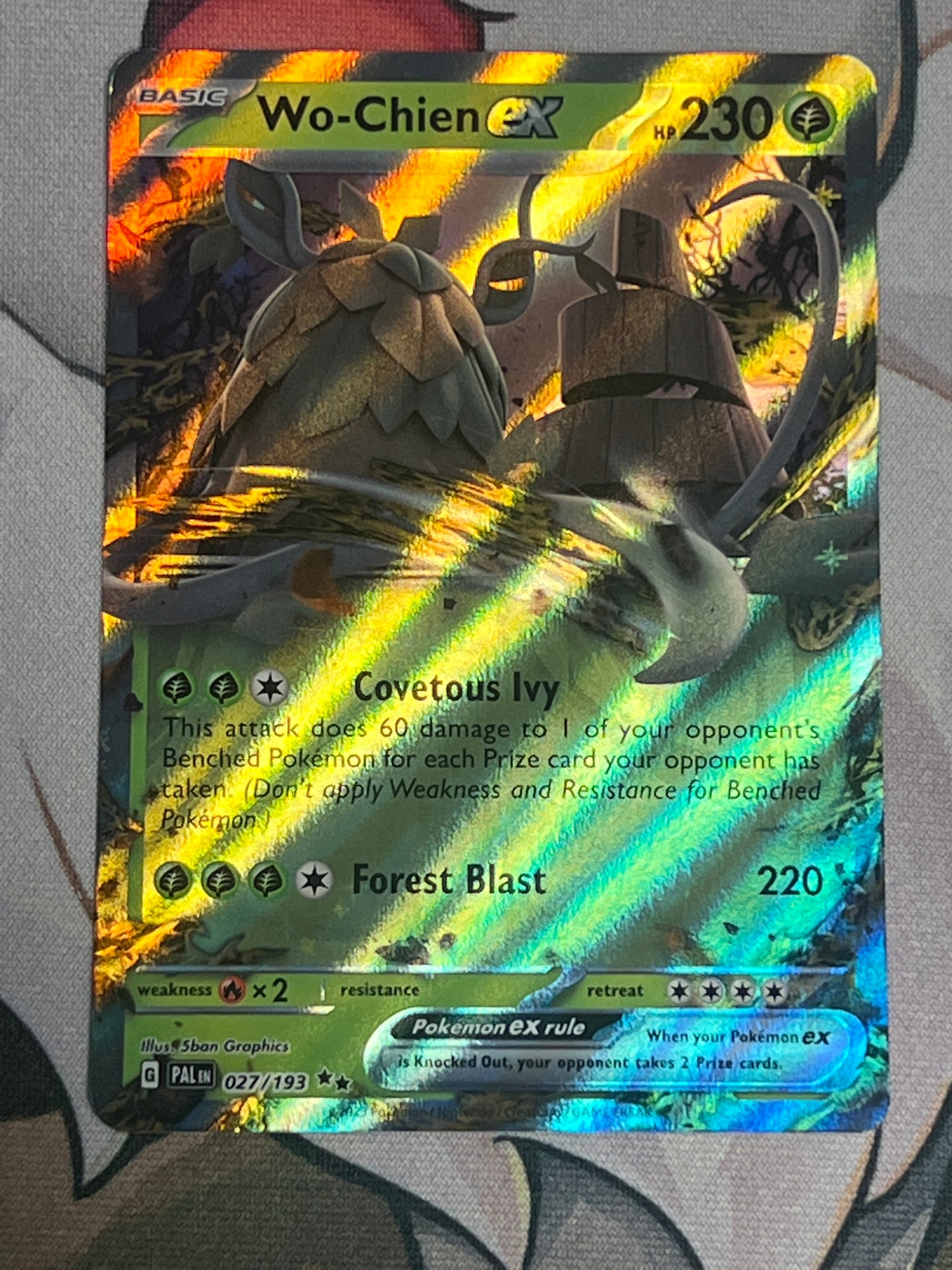 2023 Pokemon Wo-Chien ex - Ultra Rare - #027