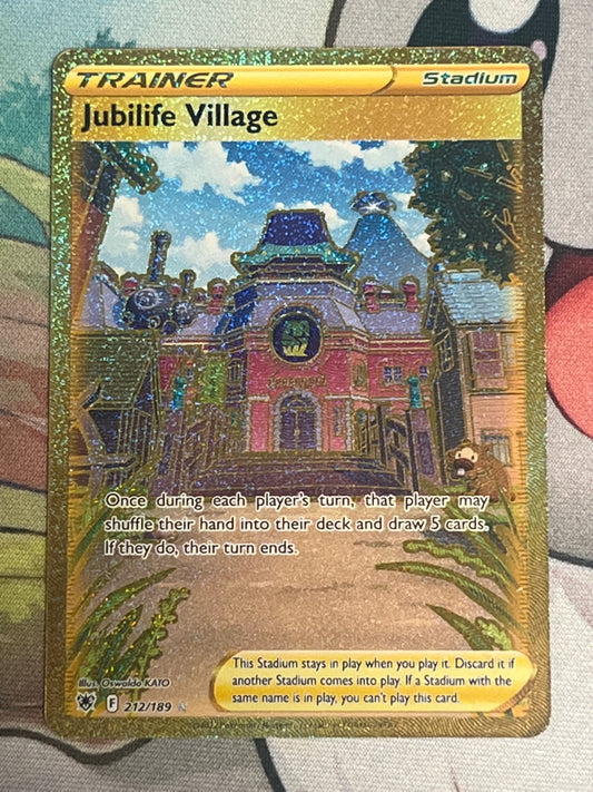 Pokemon Jubilife Village - Trainer - Secret Rare - #212