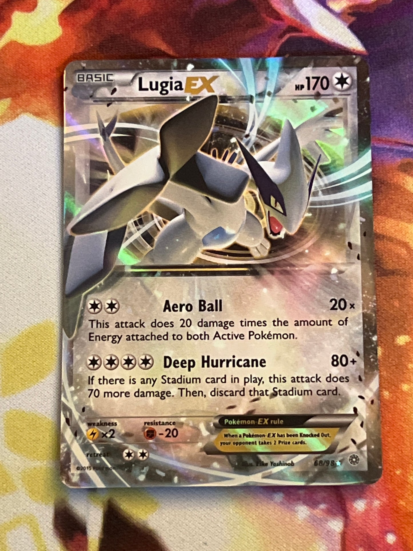 2015 Pokemon Lugia EX - Ultra Rare - #68