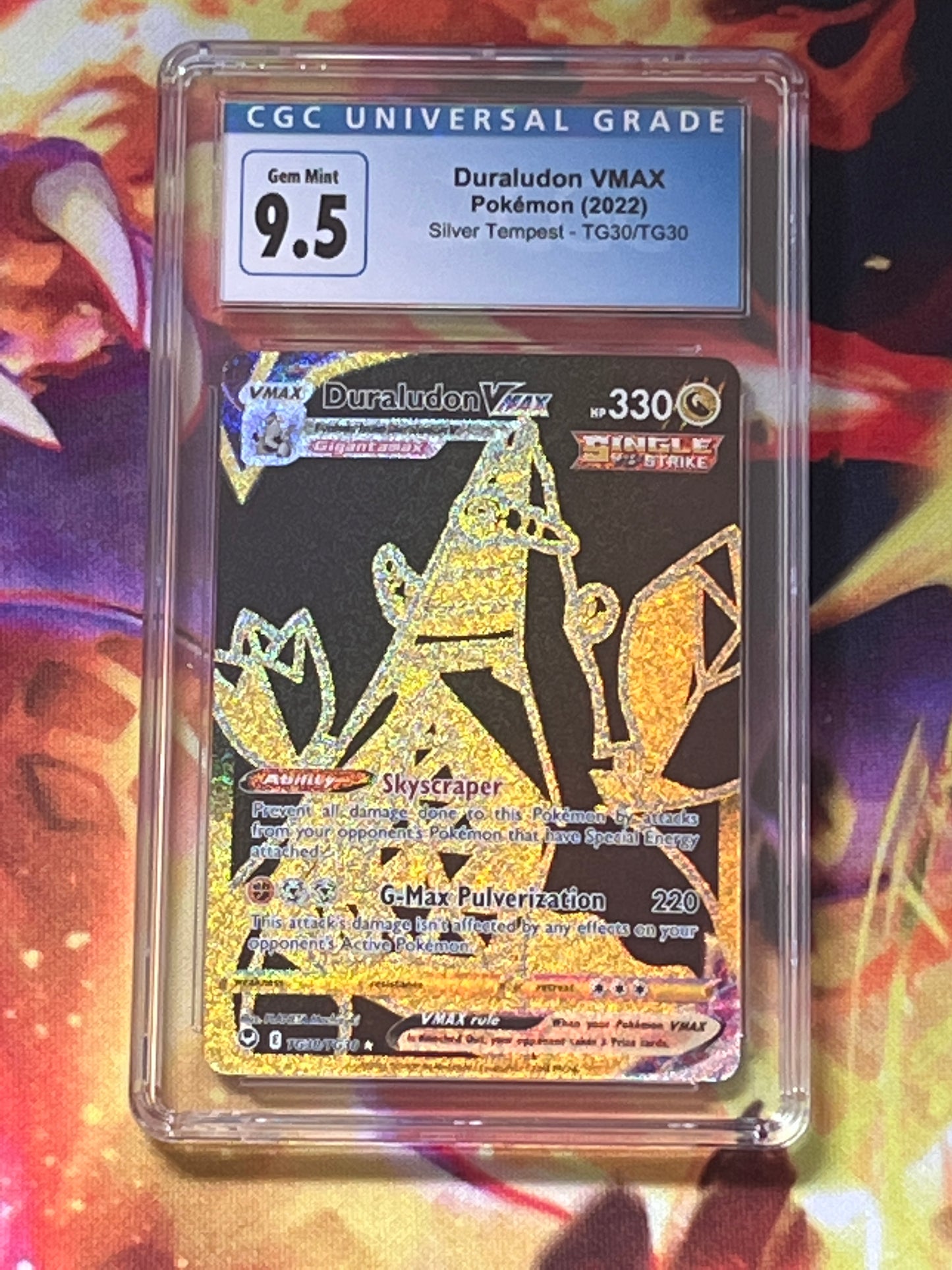 2022 Pokemon Duraludon Vmax - Ultra Rare - Trainer Gallery - Graded CGC 9.5 - #TG30