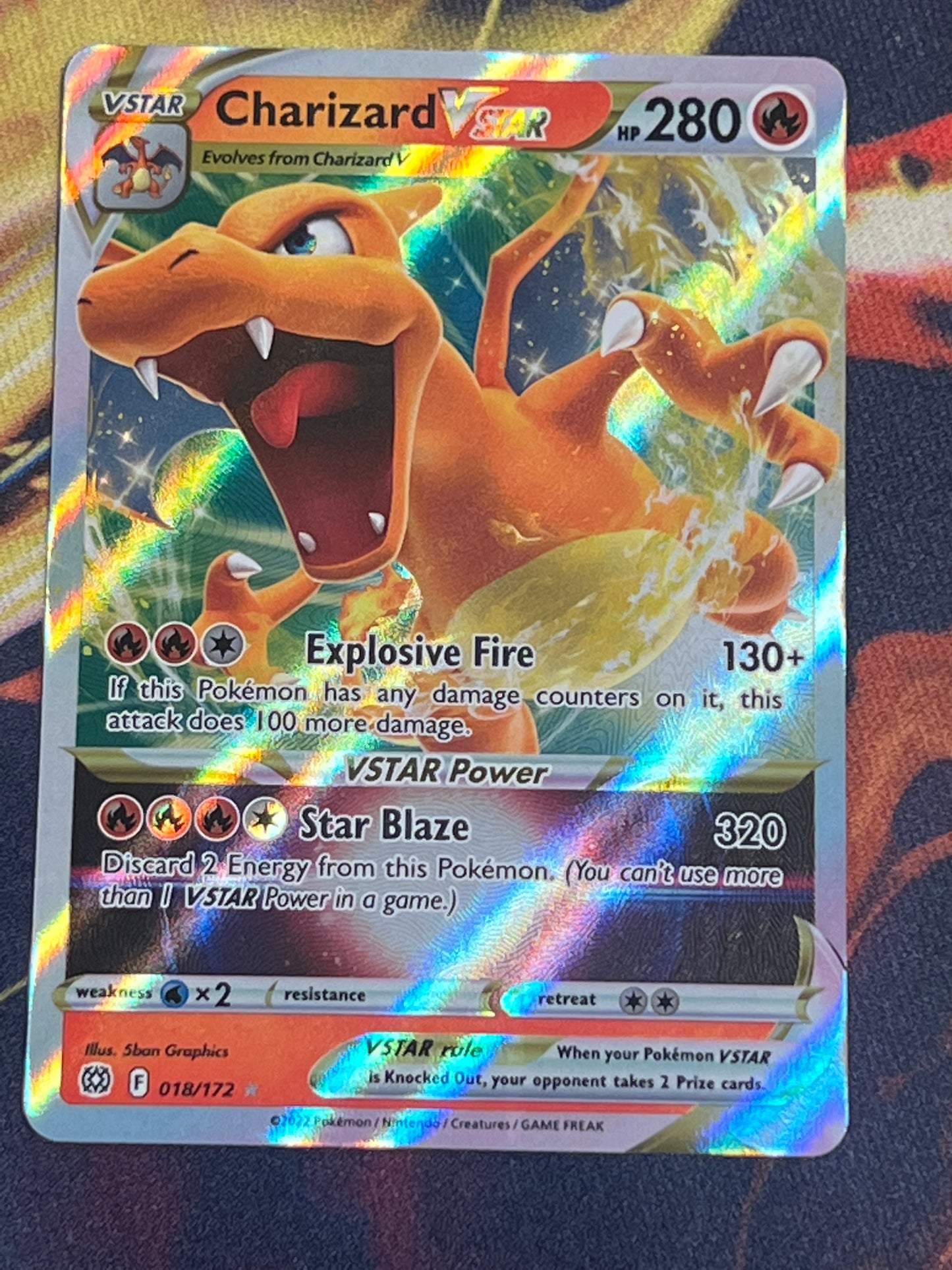 2022 Pokemon Charizard Vstar - Ultra Rare- #18