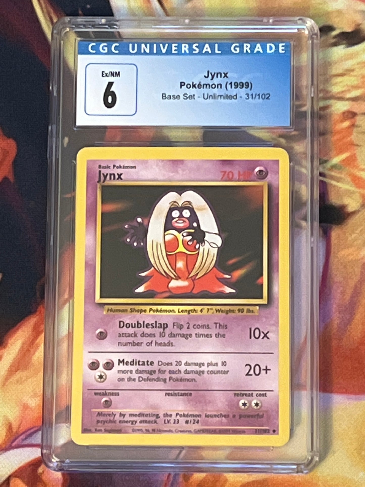 1999 Pokemon Jynx - Non-Holo - CGC 6 - #31