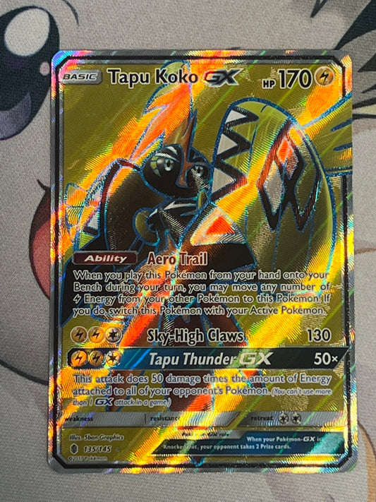 2017 Pokemon Tapu Koko GX - Ultra Rare - Holo - #135