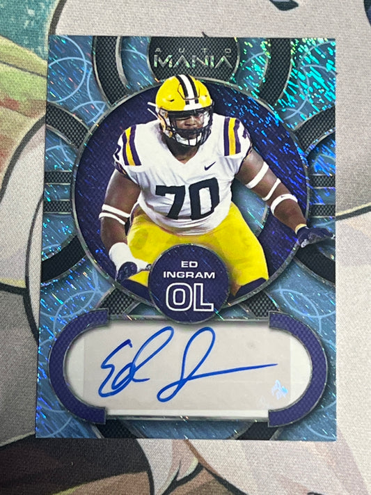 2022 Wild Card - Auto Mania - Ed Ingram - Auto - #AM-C34