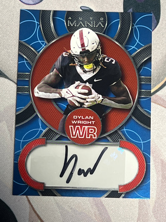 2022 Wild Card - Auto Mania - Dylan Wright  - Auto  - #AM-C3