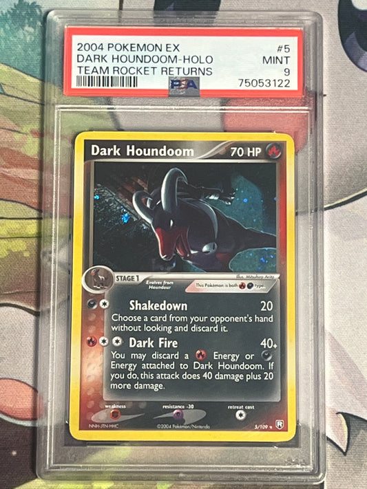 2004 Pokemon Dark Houndoom - Holo - PSA 9 - #5