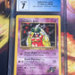 2000 Pokemon Sabrina's Jynx - Holo Rare - Graded CGC 7 - #59