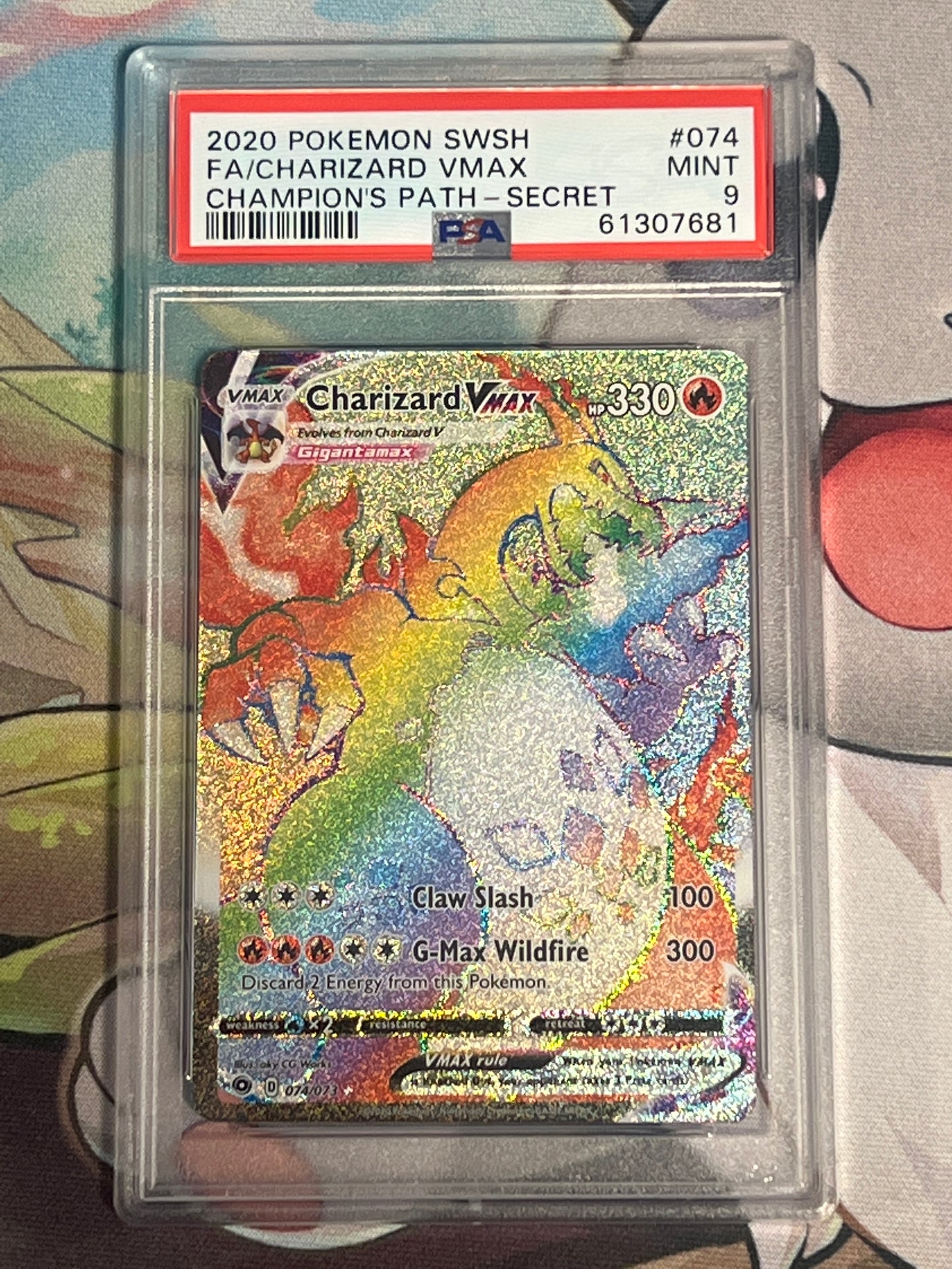 2020 Pokemon Champion's Path - Charizard VMax - PSA 9 - #074