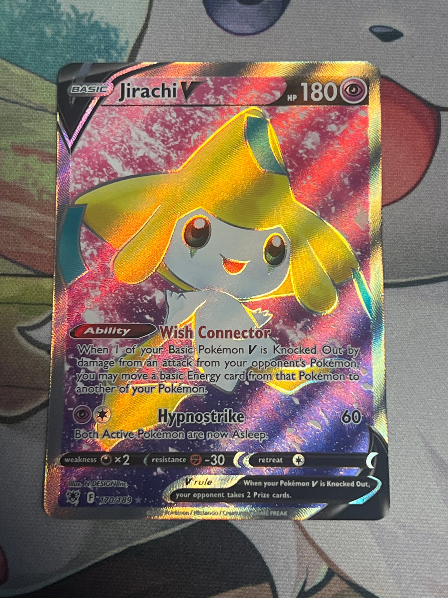 2022 Pokemon Jirachi V - Ultra Holo - #170