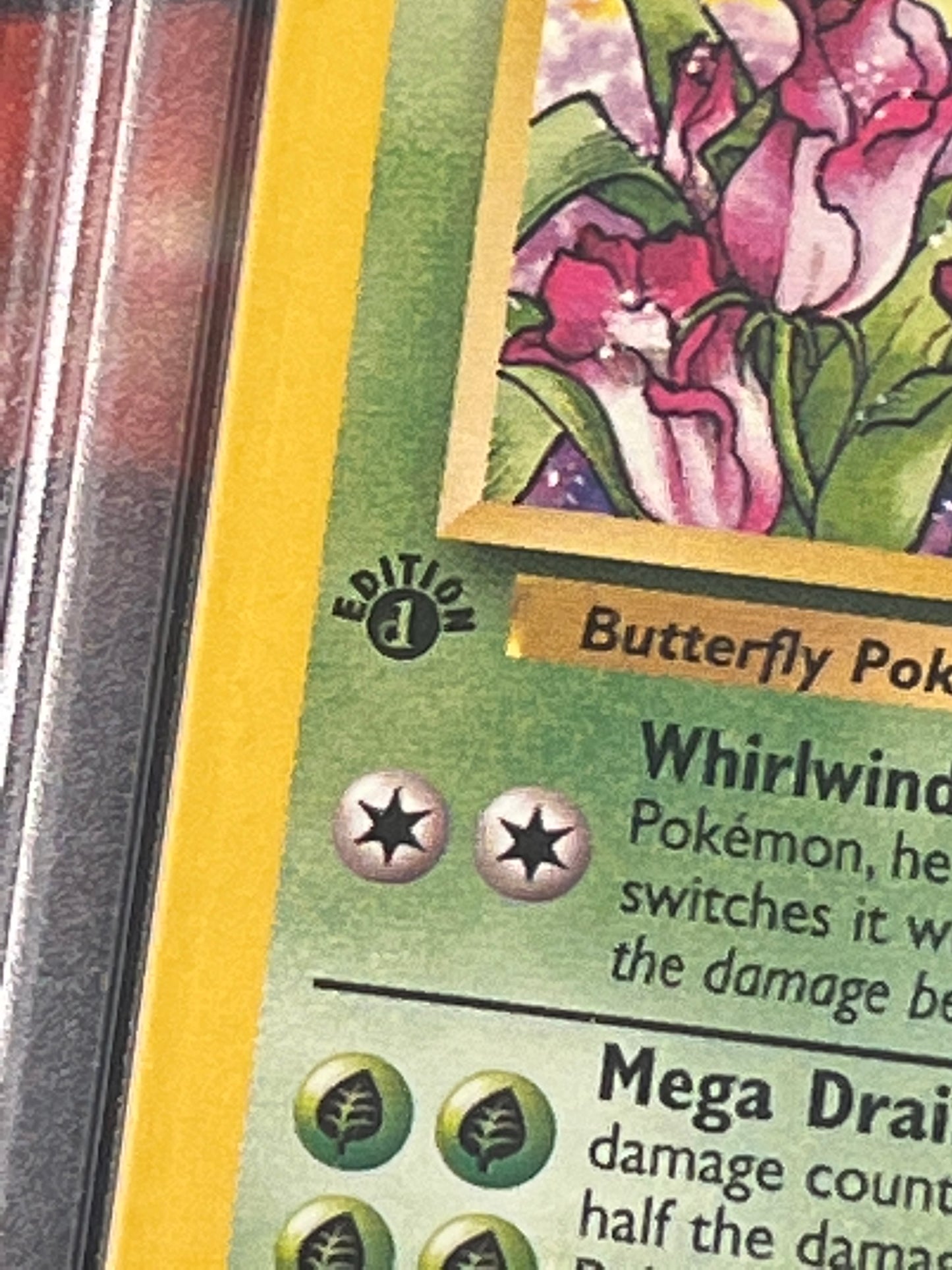 1999 Pokemon Jungle - "d" Edition Error - Butterfree - Graded PSA 9 - #33