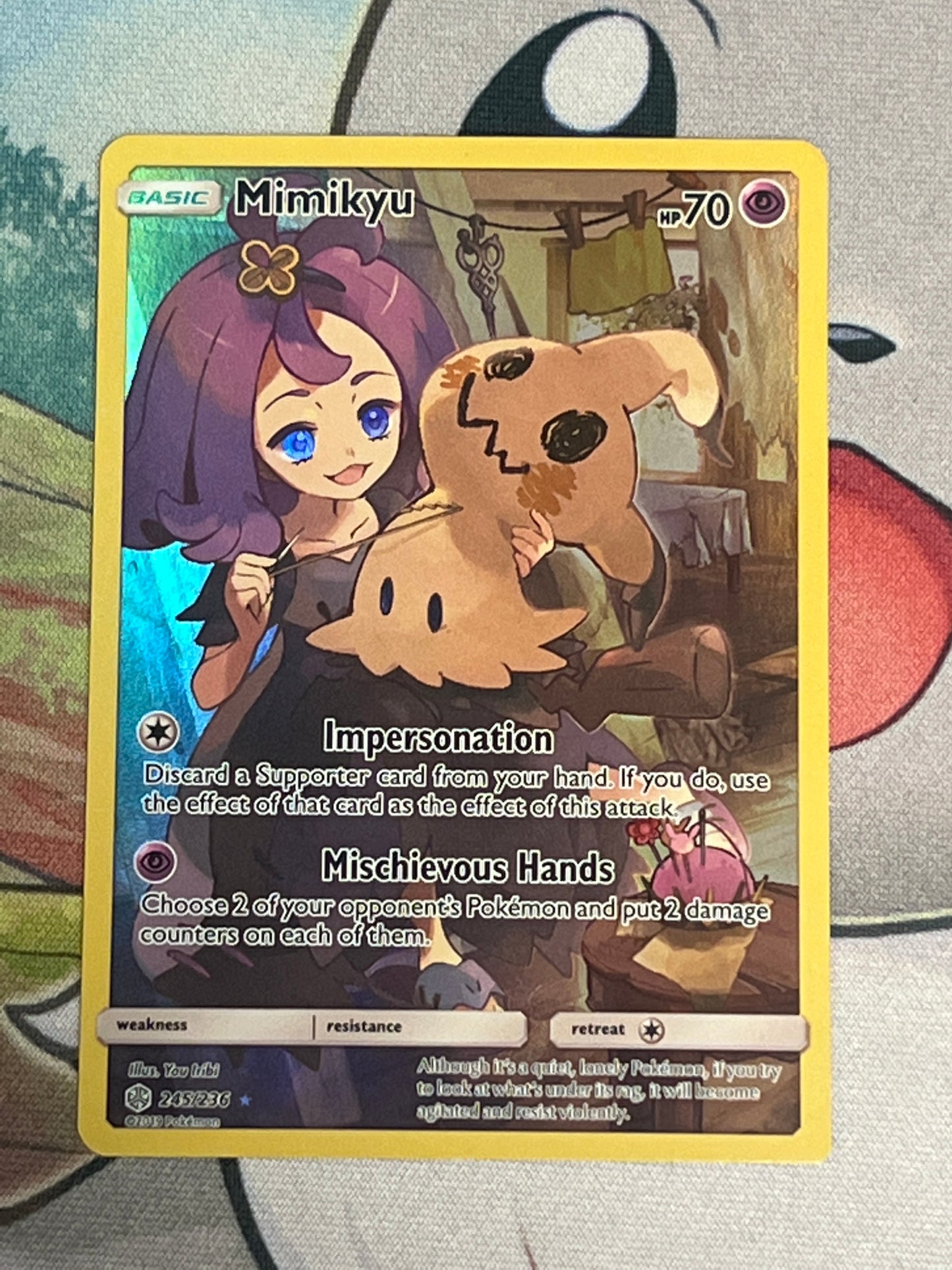 2019 Pokemon Mimikyu - Secret Rare - #245