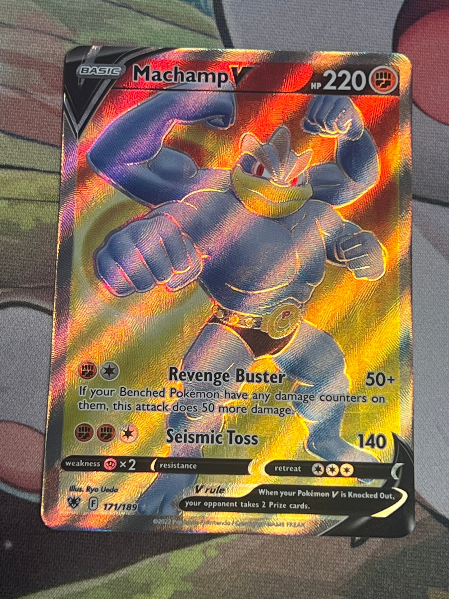 2022 Pokemon Machamp V - Ultra Rare - #171