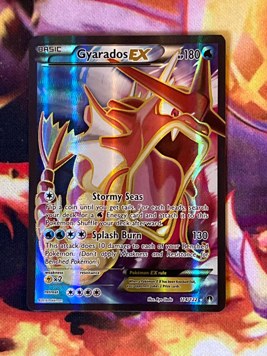 2016 Pokemon Gyarados EX - Ultra Rare - Holo - #114