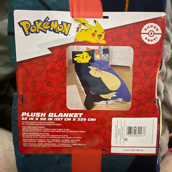 Pokemon - Plush Blanket - Snorlax