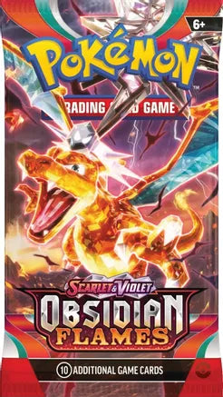 2023 Pokemon Scarlet & Violet - Obsidian Flames - Single Booster Pack