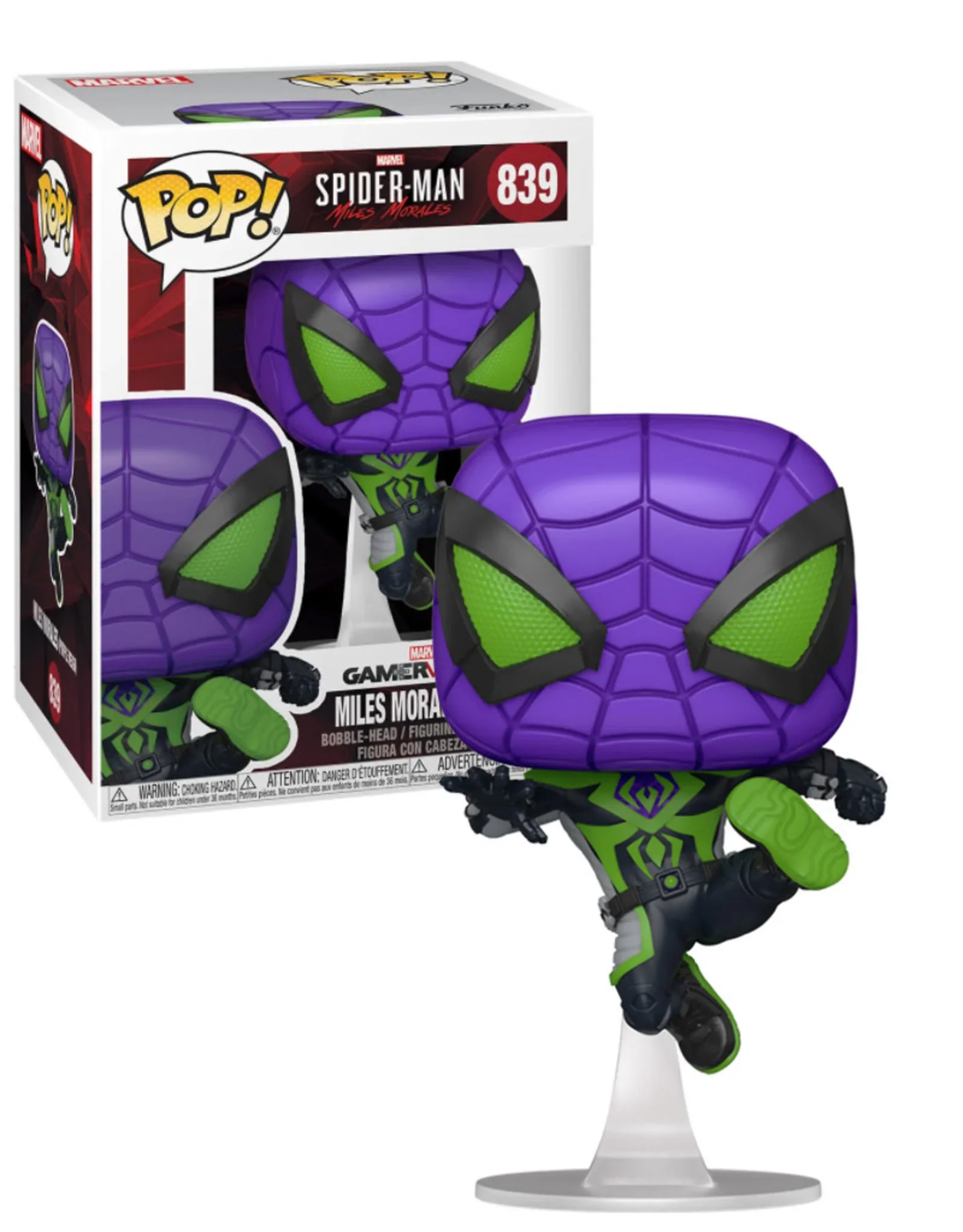 Funko Pop! - Miles Morales (Purple Reign) - Spider-Man (Miles Morales) - #839