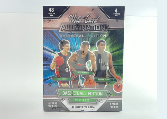 2021-2022 Wild Card Alumination Basketball Edition - 4 Autos Per Box