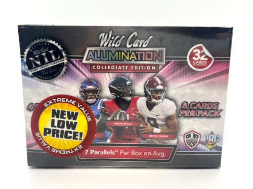 2021 Wild Card Alumination Collegiate Edition Blaster Box - 7 Parallels Per Box