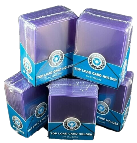 Collect - Protect - Save - Top Loaders - Card Holders - 25 Pack - 35pt ( 3X4 Standard)