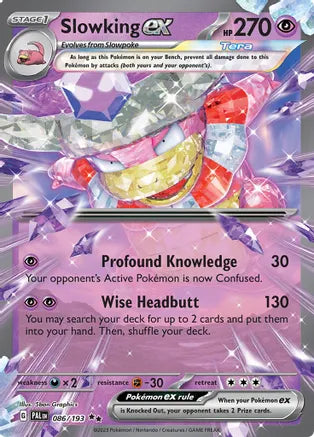 2023 Pokemon Slowking ex - Ultra Rare - Holo - #086