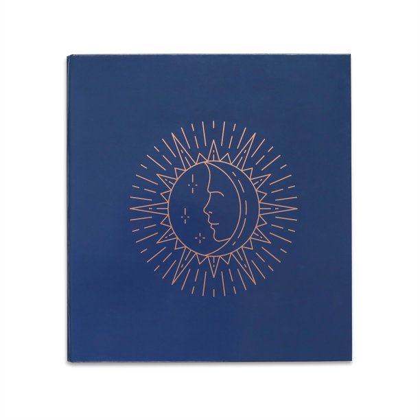 Pen+Gear - 3 Ring Binder - Dark Blue - Sun & Moon