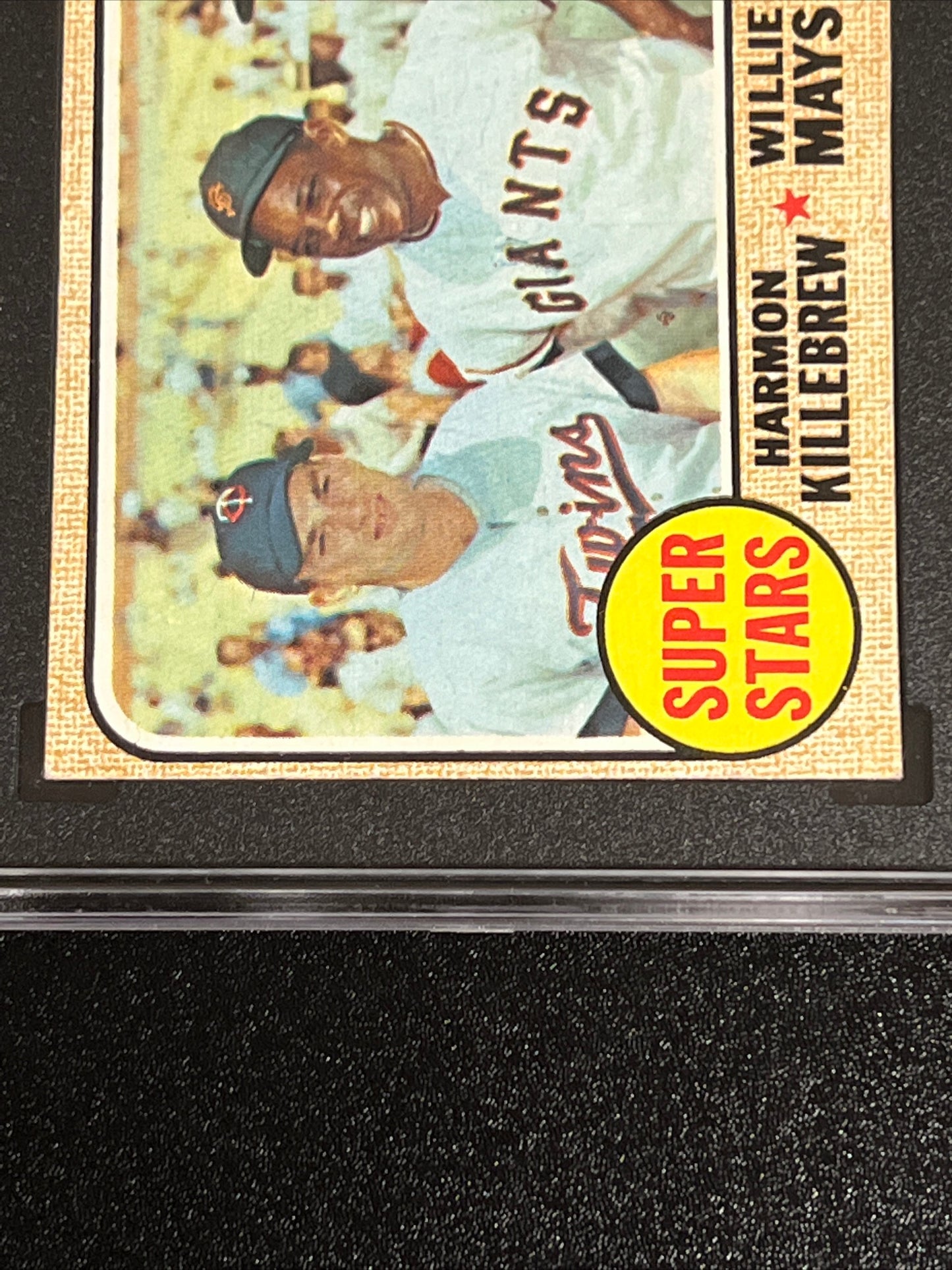 1968 Topps - Super-Stars KILLEBREW - MAYS - MANTLE - SGC 5.5