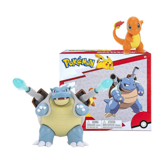 Pokemon Battle Figure Multi Pack - Blastoise + Charmander -2 Pack