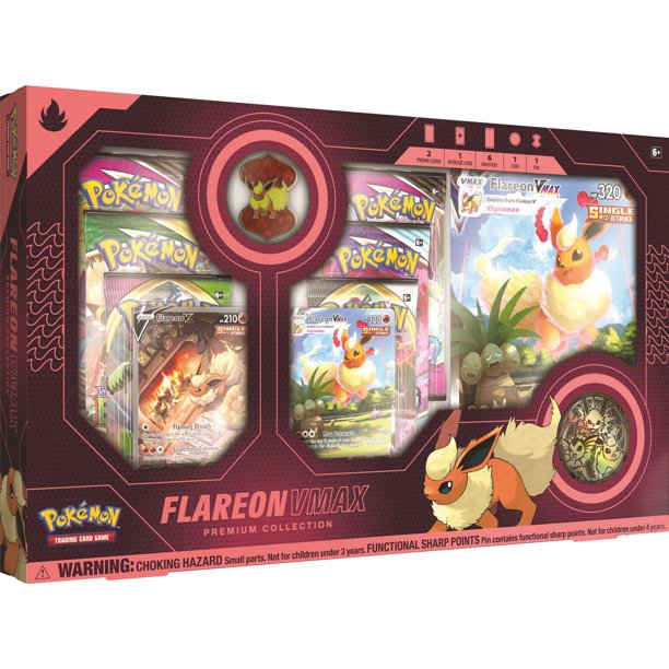 Pokemon - Flareon VMAX Premium collection (6 Packs)