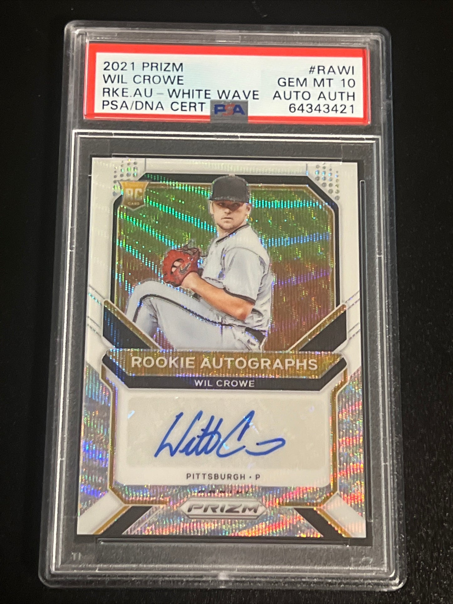 2021 Prizm WIL CROWE - AUTO - PSA 10