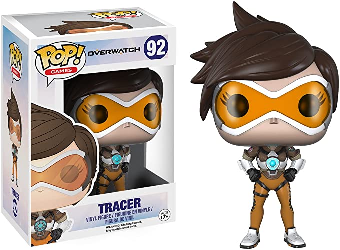 Funko Pop!  TRACER - Overwatch - Vaulted -  #92