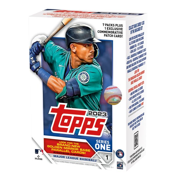 2023 Topps Baseball - Series 1 - 7 Packs - 1 Patch Card - Blaster Box