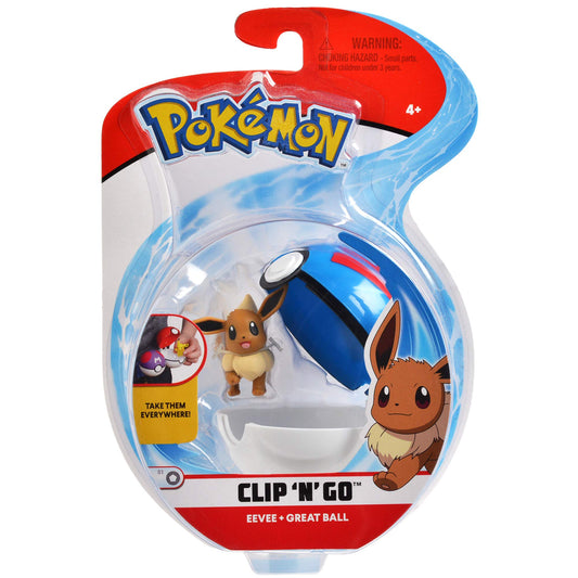 Pokemon Clip 'n Go: Eevee+ Poke Ball