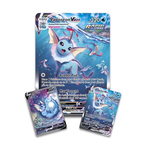 Pokemon - Vaporeon VMAX Premium collection (6 Packs)