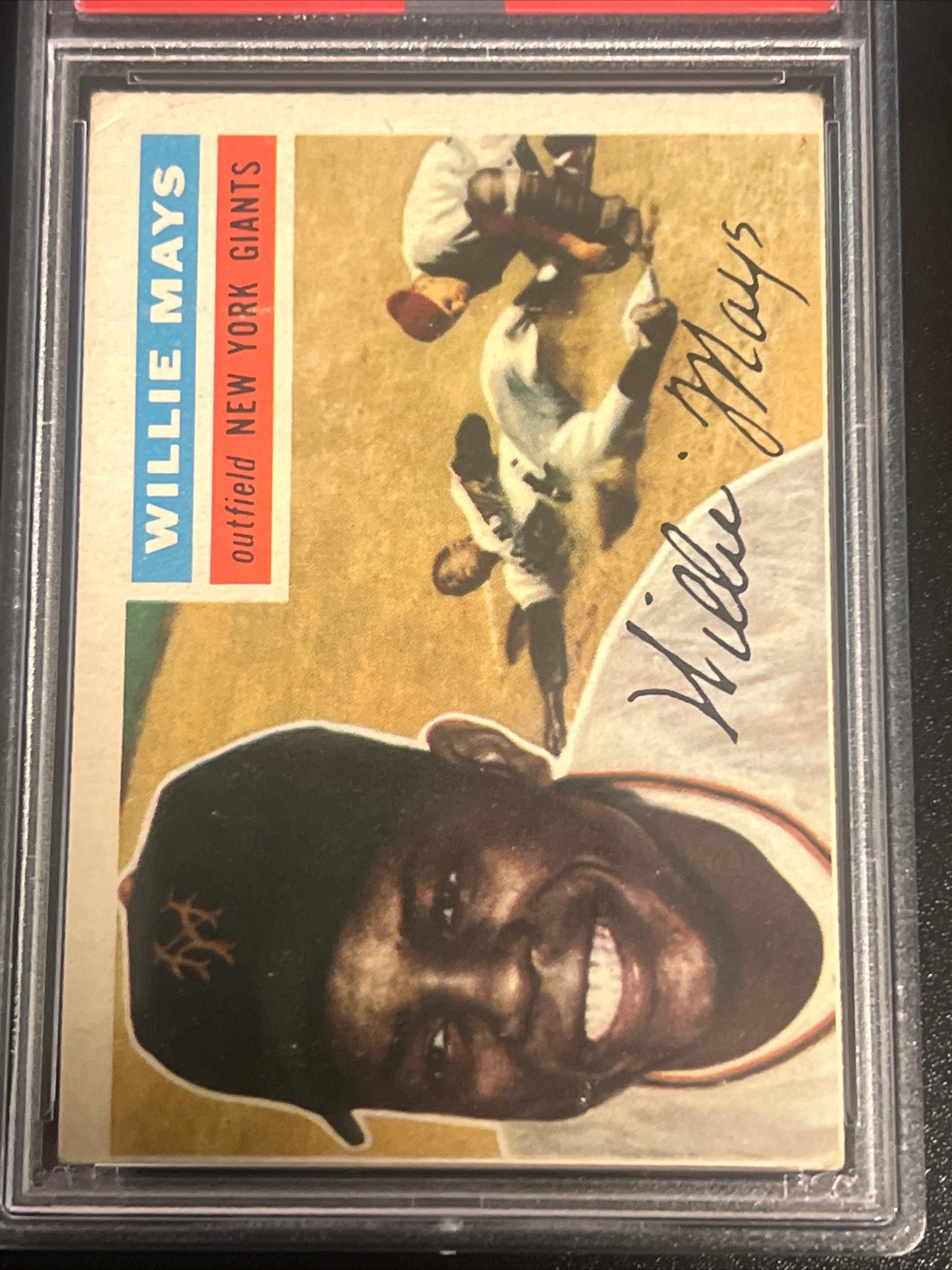 1956 Topps WILLIE MAYS - PSA 2 (MC)