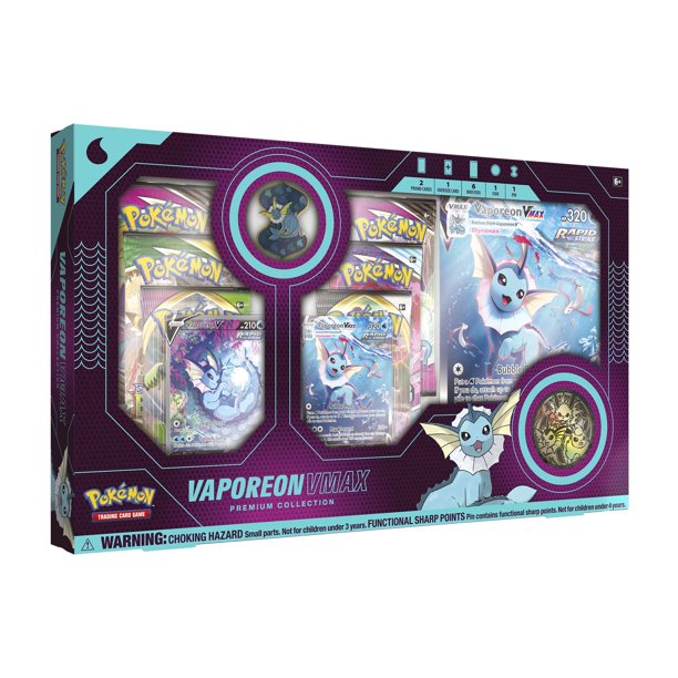 Pokemon - Vaporeon VMAX Premium collection (6 Packs)