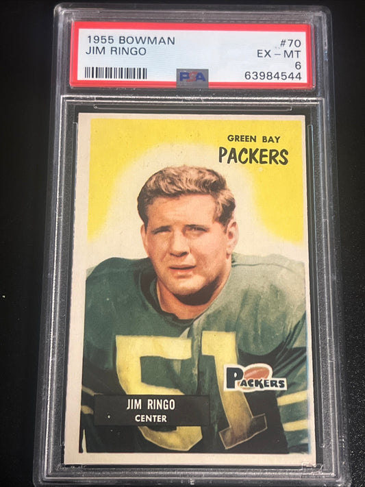 1955 Bowman JIM RINGO - PSA 6